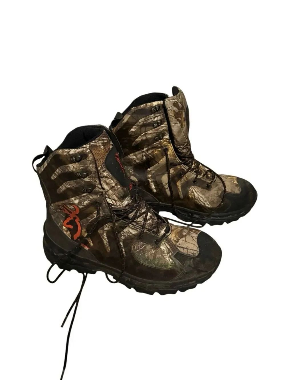 Browning Buck Shadow Waterproof Insulated Hunting Realtree Camo Boots Size 12